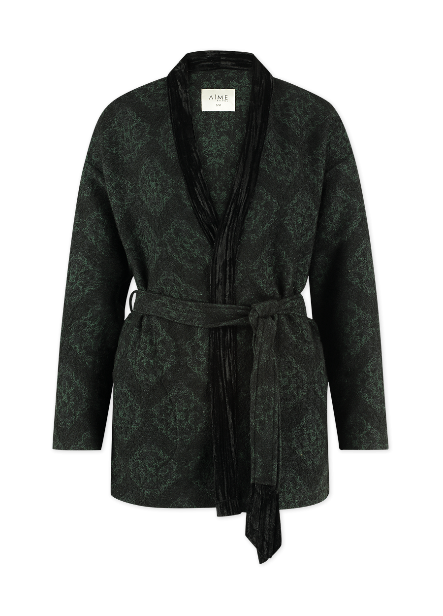 Nien Kimono | Damast Print