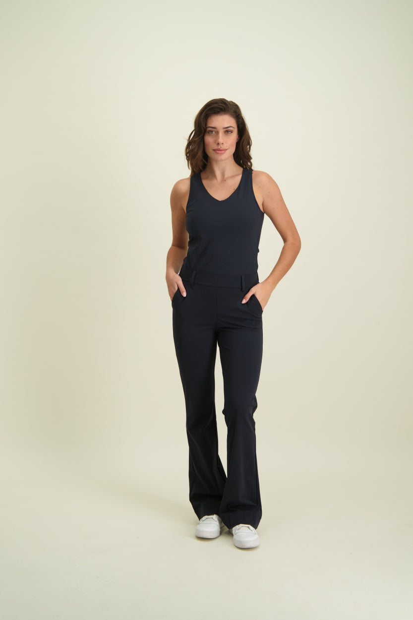 Serena Flared | Dark Blue