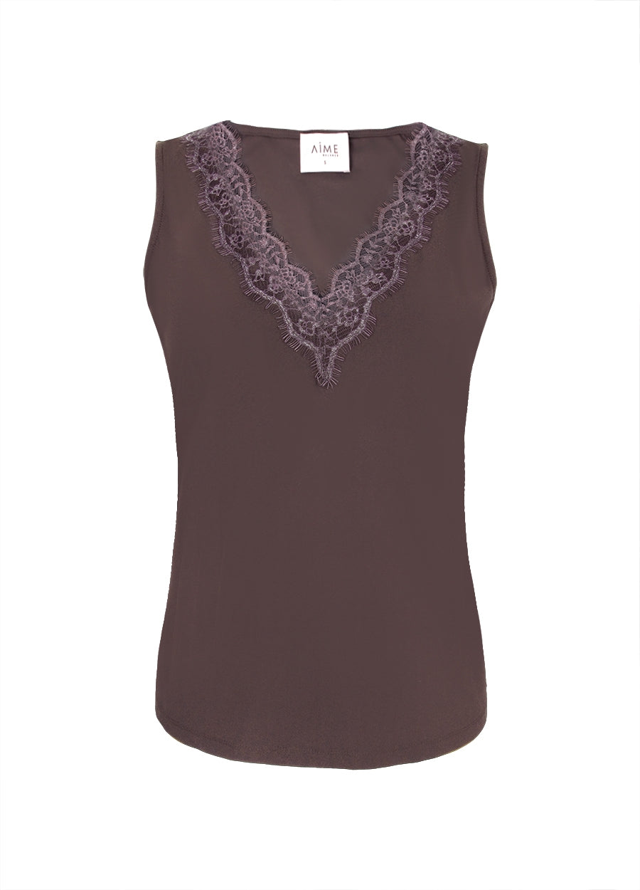 Lauren Top | Chocolate