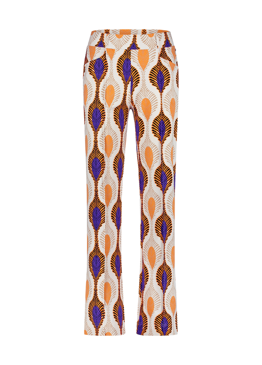 Gwen pants | Grain print