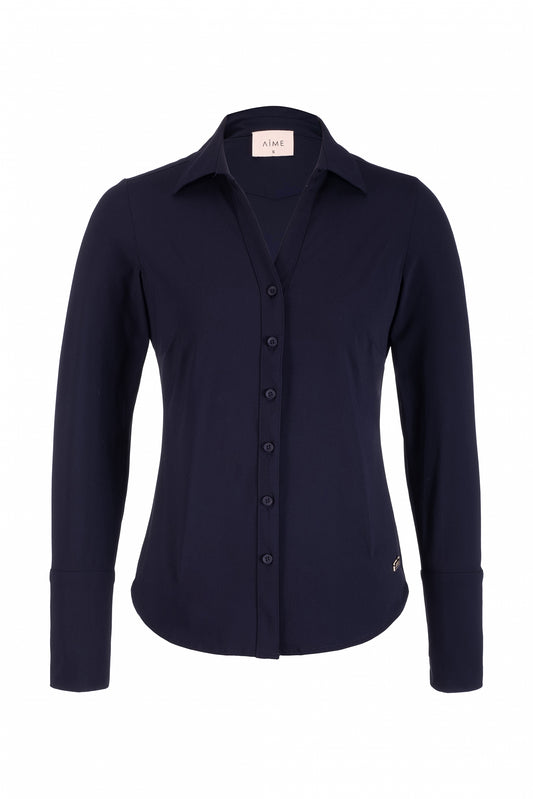 Vera Blouse | Dark Blue