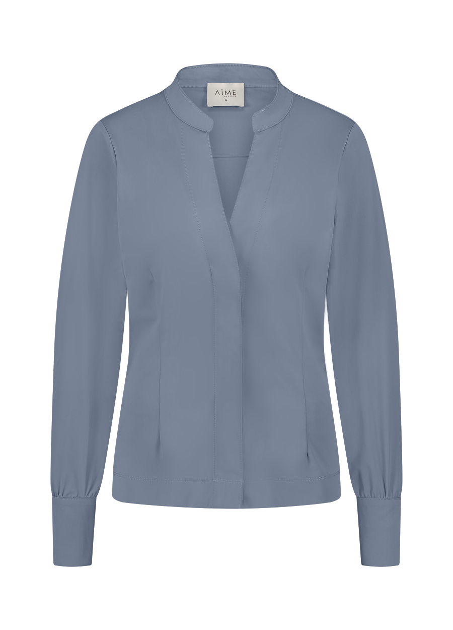 Noelle Blouse | Steel Blue