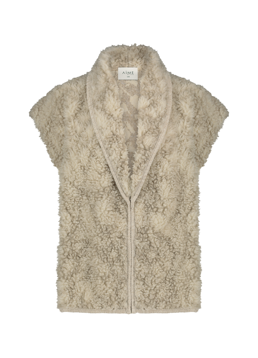 Lizet gilet | Creme