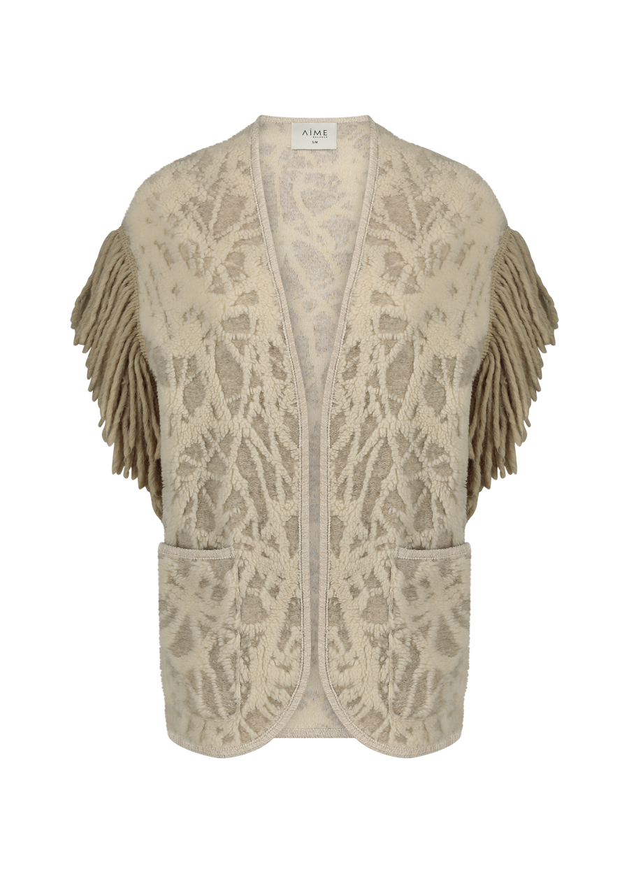 Elia gilet | Creme