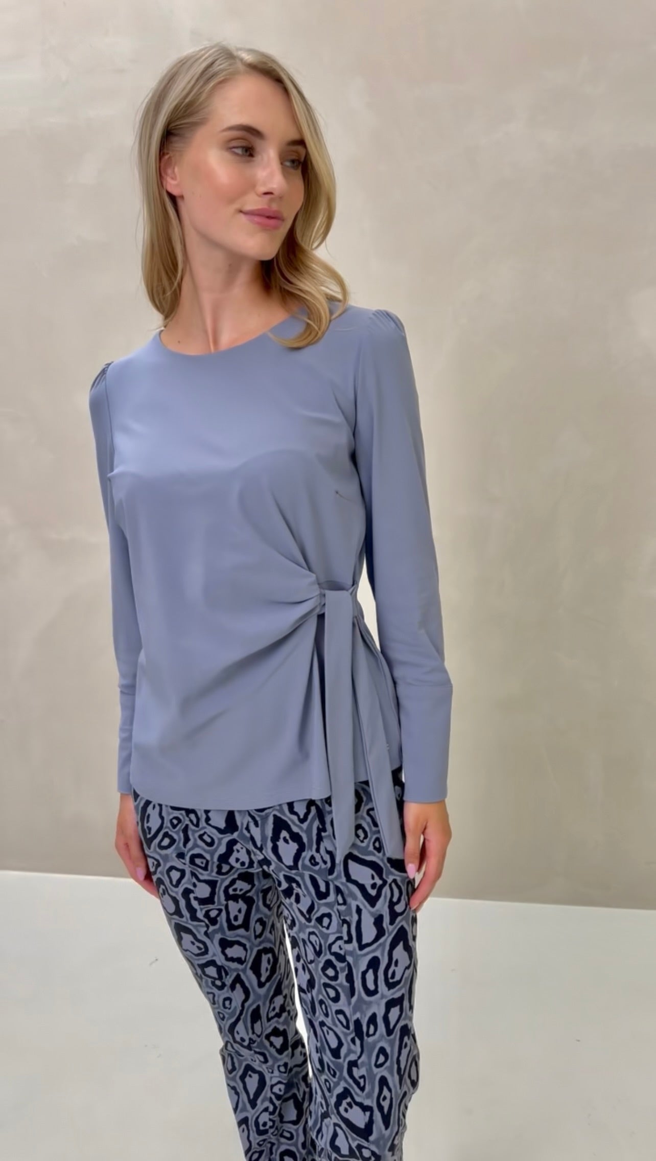 Negin Top | Steel Blue