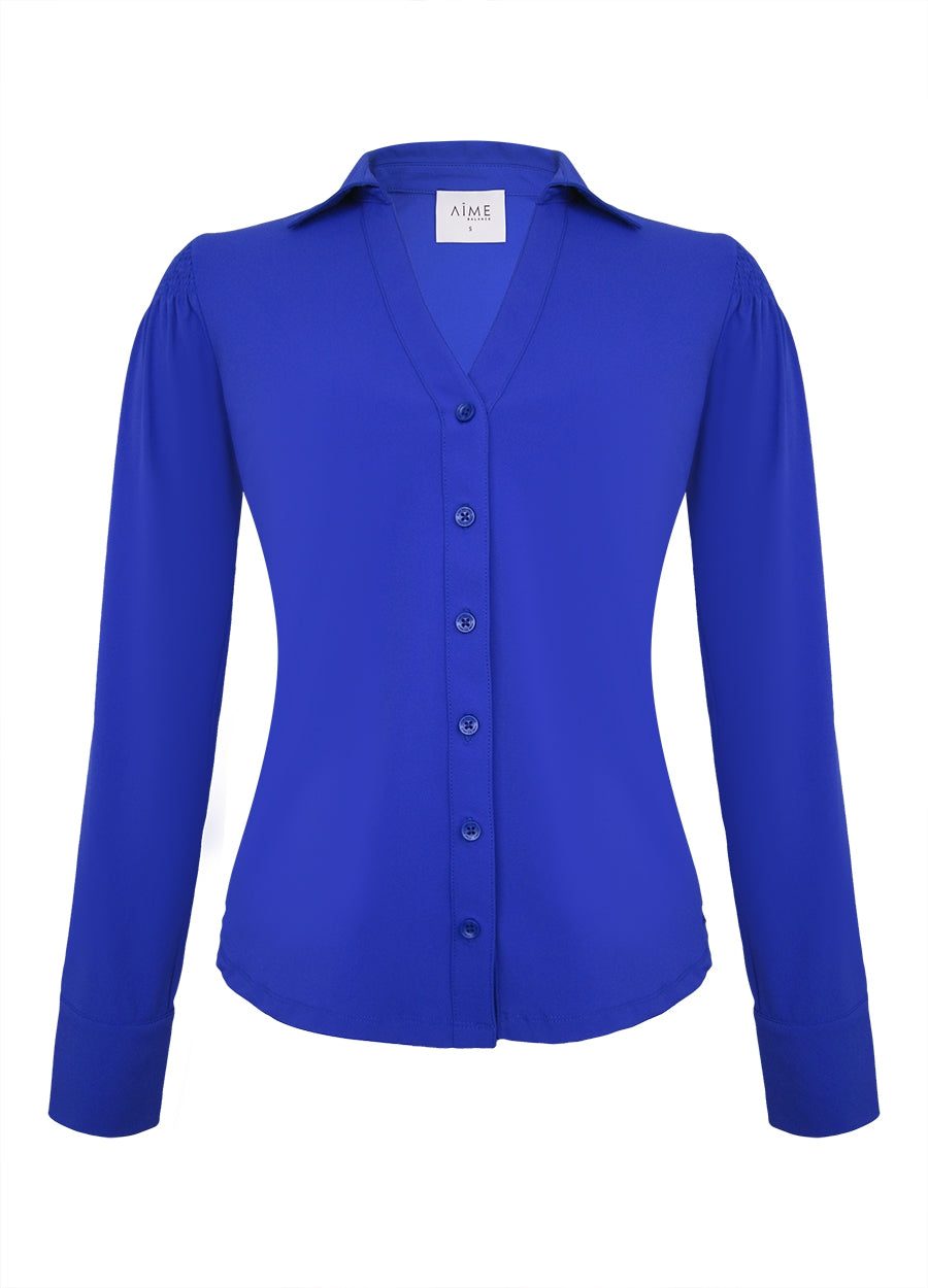 Ilja Blouse | Cobalt