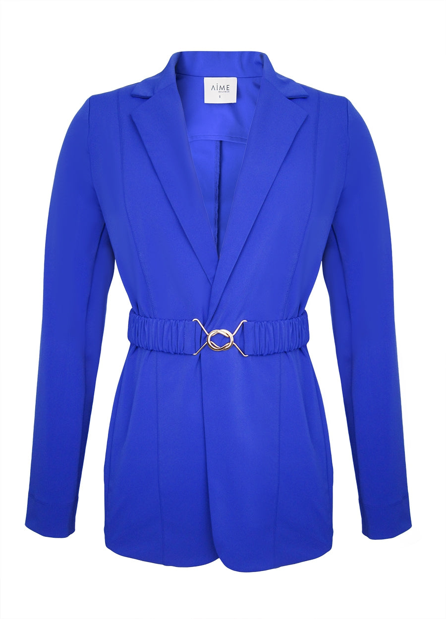 Minke Blazer | Cobalt