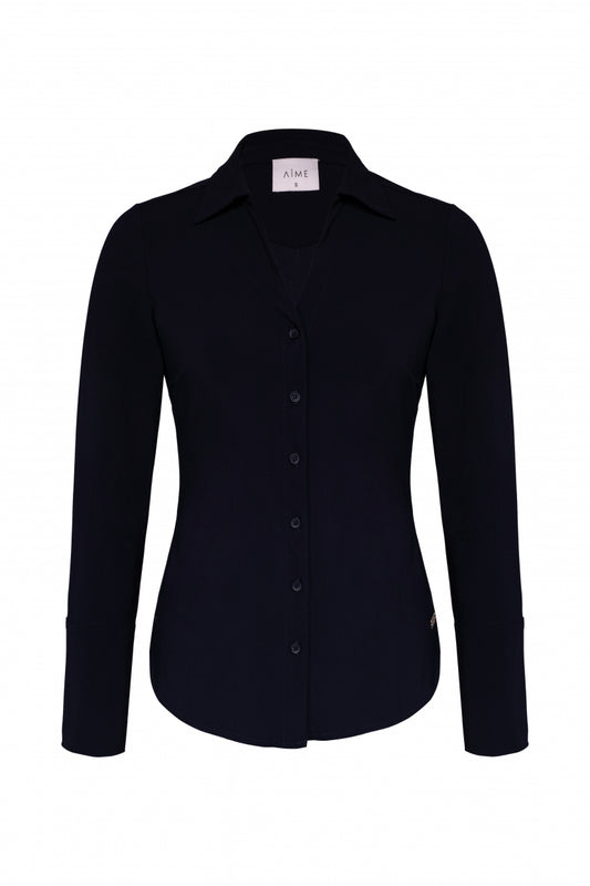 Vera Blouse | Dark Blue